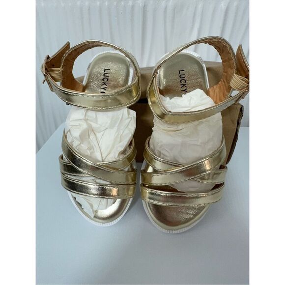 NEW Lucky Brand Girls 2 Kids Lola Sandal - Picture 2 of 6